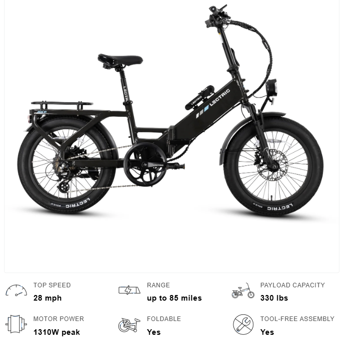 LECTRIC XP4 750W STEP-THRU eBIKE