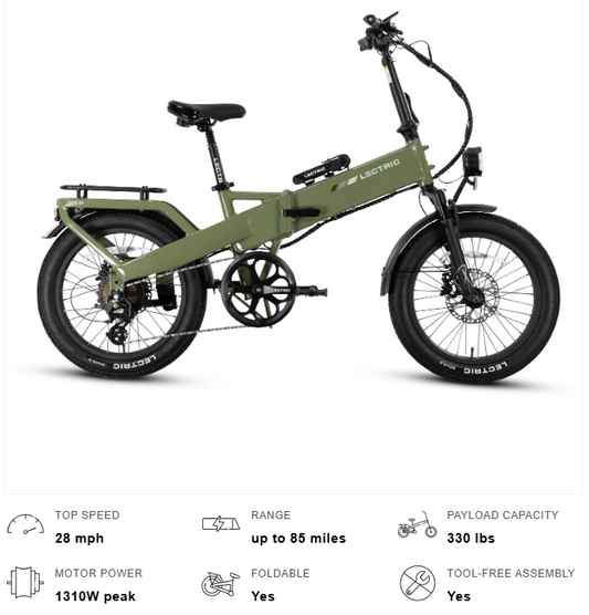 LECTRIC XP4 750W STEP OVER eBIKE