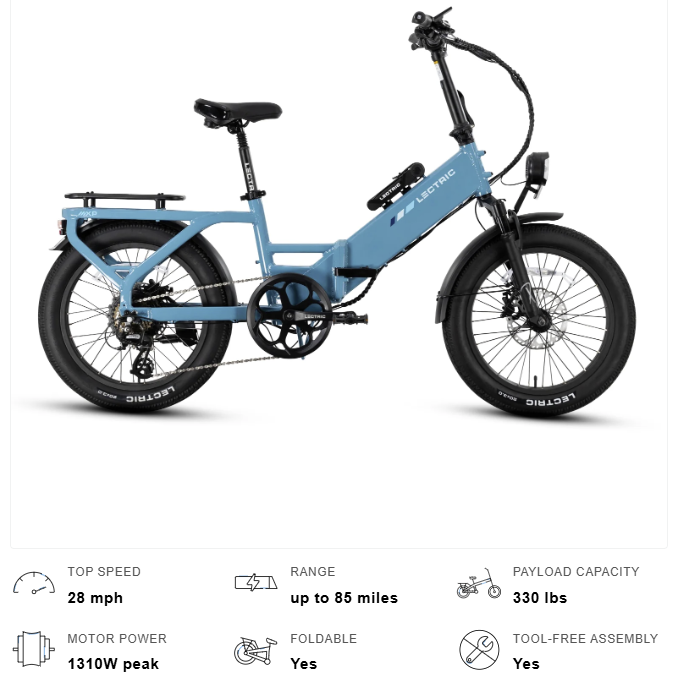 LECTRIC XP4 750W STEP-THRU eBIKE