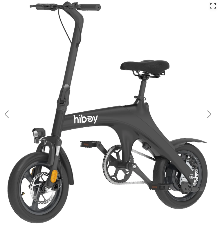 HIBOY C1 BLACK ELECTRIC BIKE EBIKE EBK8007